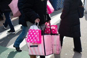 Shoppers on Super Saturday in New York City.