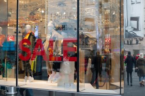 Shoppers on Super Saturday in New York City.