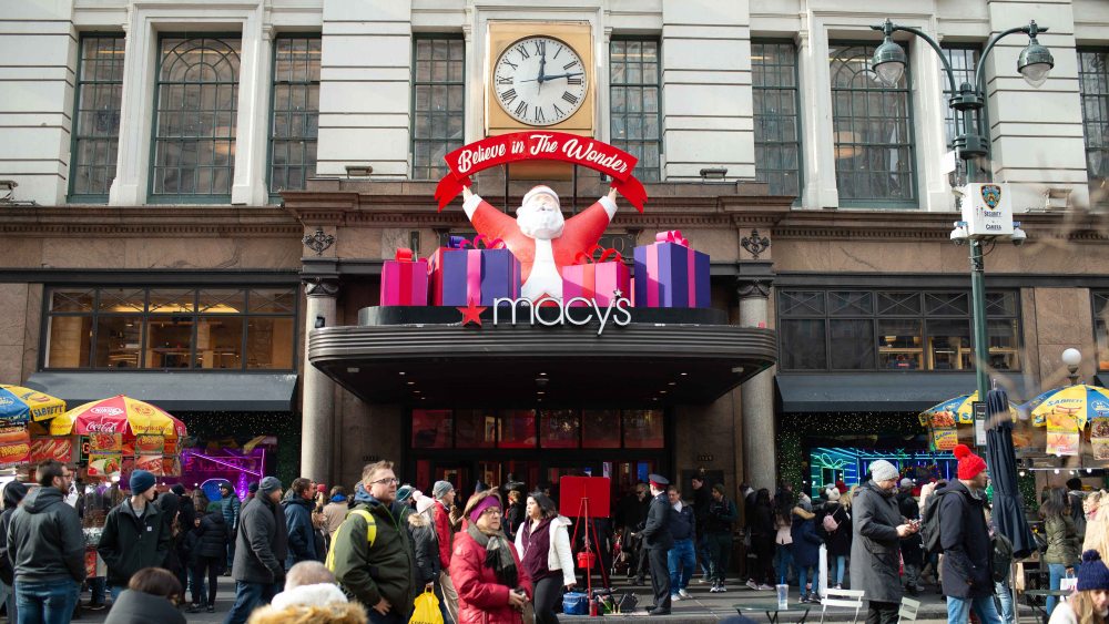 Shoppers on Super Saturday in New York City.
