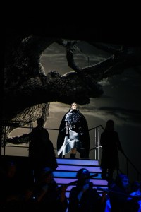 The scene at The Vienna Opera's newest performance, "Orlando," with costumes by Rei Kawakubo.