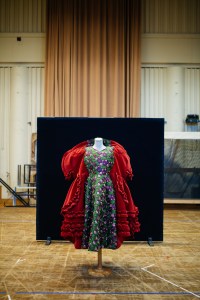 The scene at The Vienna Opera's newest performance, "Orlando," with costumes by Rei Kawakubo.