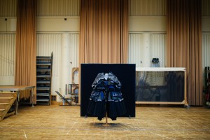 The scene at The Vienna Opera's newest performance, "Orlando," with costumes by Rei Kawakubo.