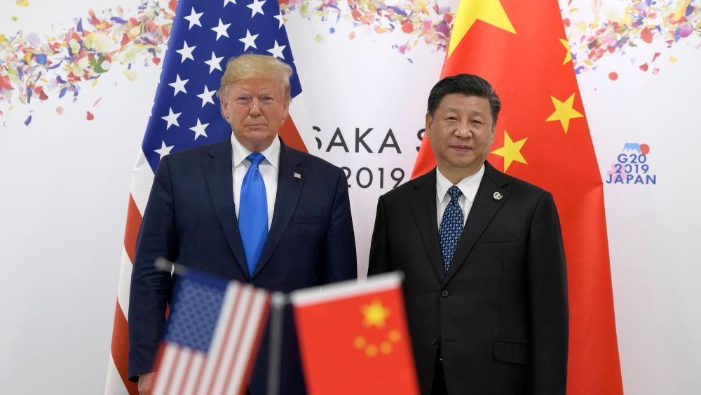 Donald Trump, Xi Jinping. President Donald Trump, left, poses for a photo with Chinese President Xi Jinping during a meeting on the sidelines of the G-20 summit in Osaka, JapanTrump G20 US China, Osaka, Japan - 29 Jun 2019