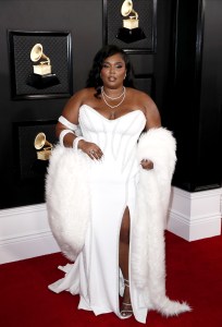 Lizzo arrives for the 62nd Annual Grammy Awards ceremony at the Staples Center in Los Angeles, California, USA, 26 January 2020.Arrivals - 62nd Annual Grammy Awards, Los Angeles, USA - 26 Jan 2020