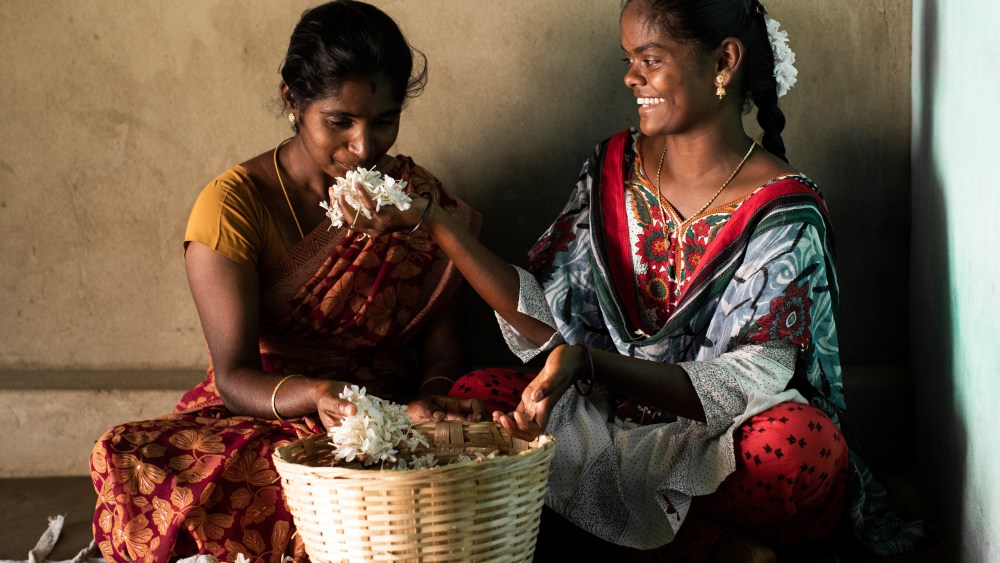 Bulgari and Firmenich's “Flower Gems Of India” initiative.