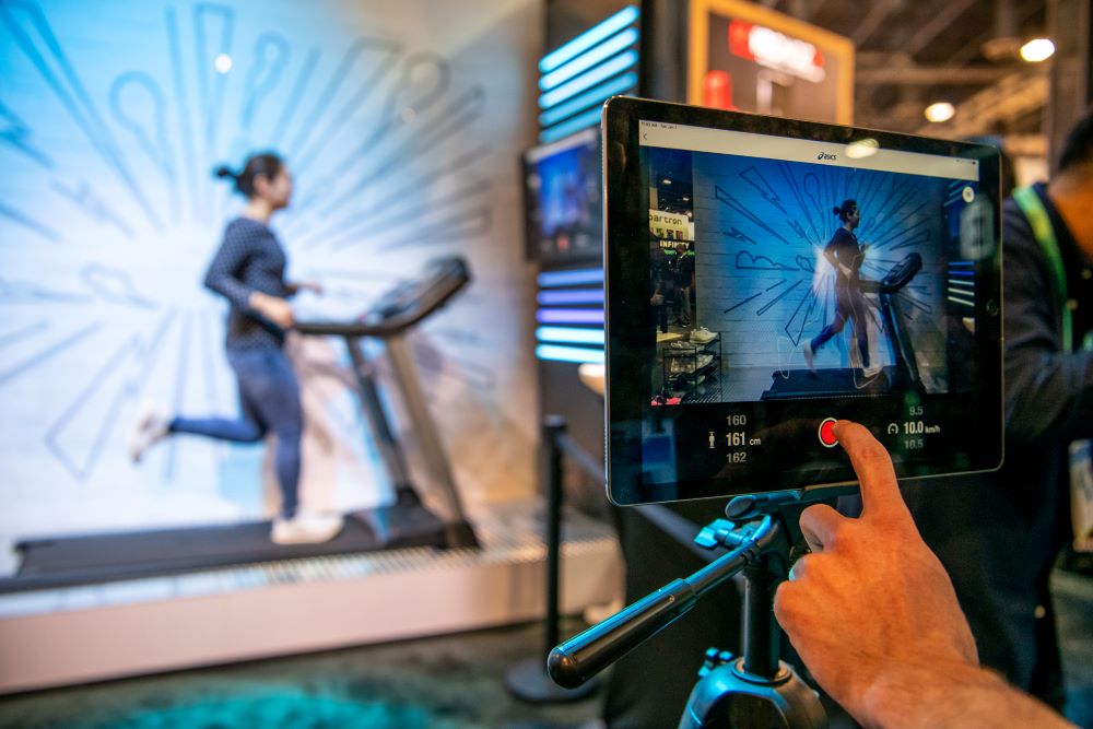 The new Asics EvoRide smart shoe includes an embedded sensor, developed by startup No New Folk Studios, that gathers real-time running data.
