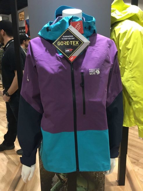 Gore-Tex Pro Shell technologies display enhanced durability, stretch and breathability.