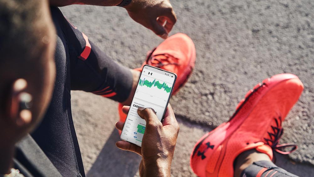 Under Armour updated MapMyRun which provides detailed digital coaching when connected to the new UA HOVR Machina running sneaker.