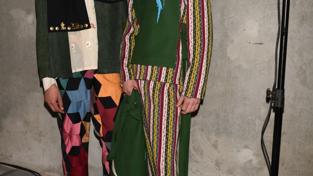 Backstage at Bode Men’s Fall 2020