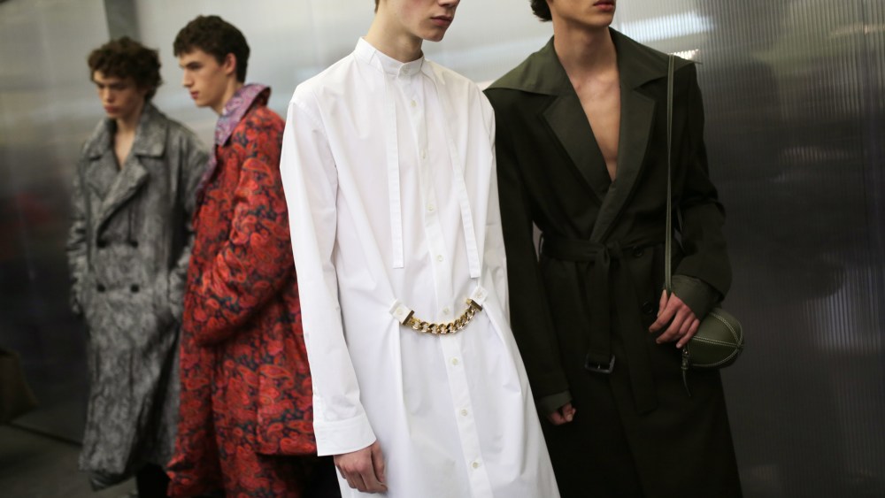Backstage at JW Anderson Men’s Fall 2020