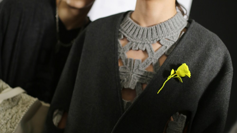 Backstage at Off-White Men’s Fall 2020