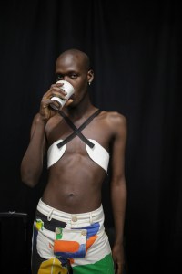 Backstage at Bethany Williams LFW Men's Fall 2020