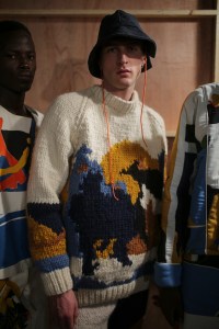 Backstage at Bethany Williams LFW Men's Fall 2020