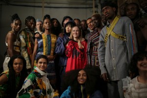 Backstage at Bethany Williams LFW Men's Fall 2020