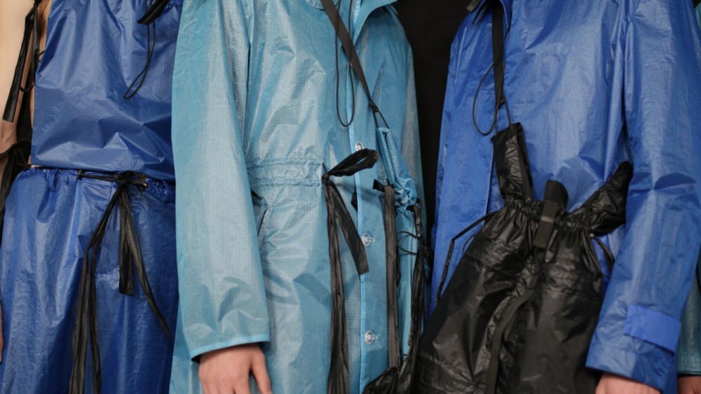 Backstage at Craig Green Men’s Fall 2020