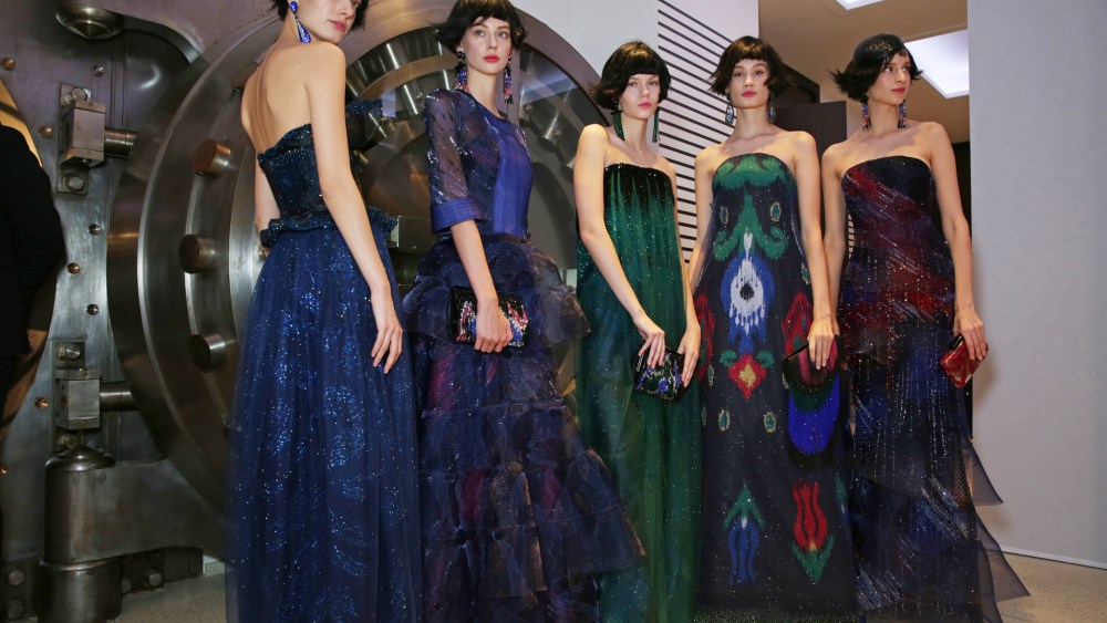 Backstage at Giorgio Armani Privé Haute Couture Spring Summer 2020