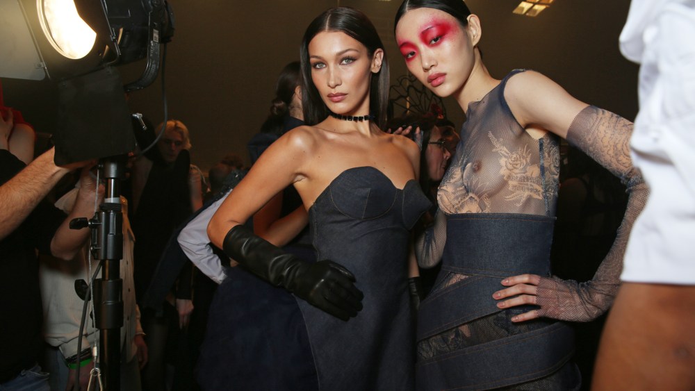 Backstage at Jean Paul Gaultier Couture Spring 2020