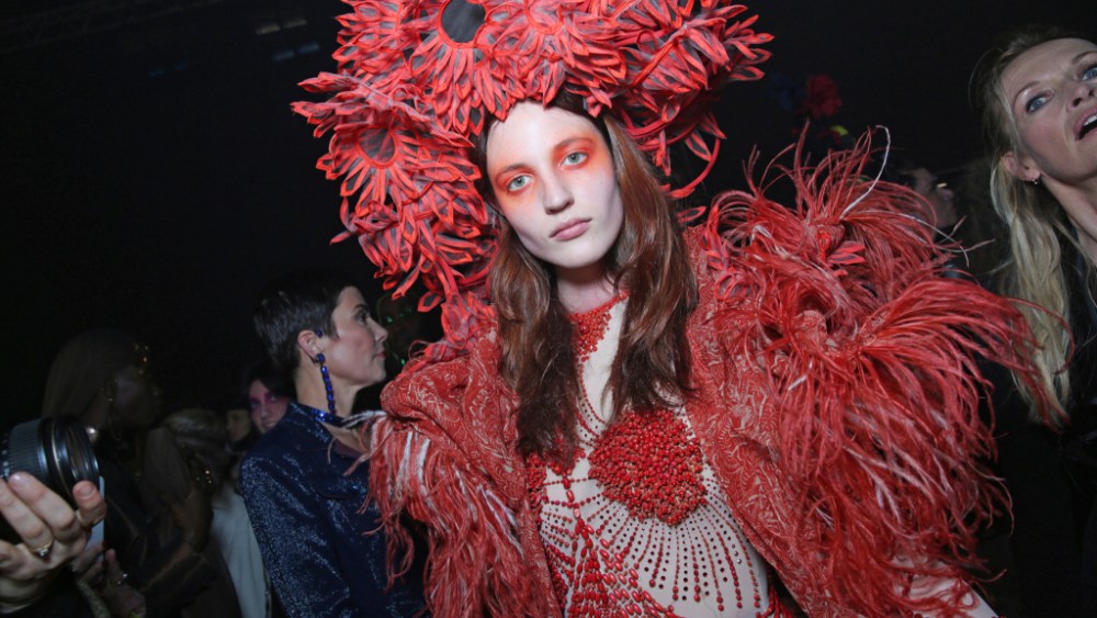 Backstage at Jean Paul Gaultier, Haute Couture Spring Summer 2020, photographed in Paris on Jan 22,2020.