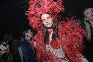 Backstage at Jean Paul Gaultier, Haute Couture Spring Summer 2020, photographed in Paris on Jan 22,2020.