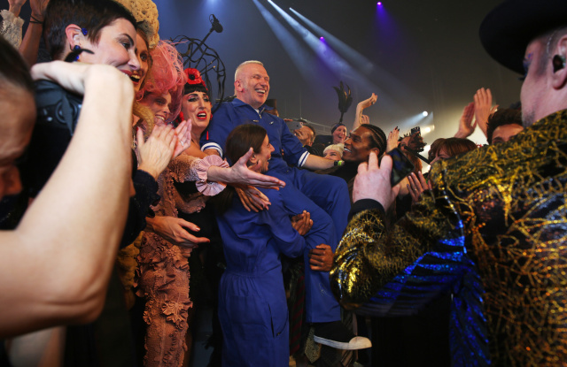 Backstage at Jean Paul Gaultier, Haute Couture Spring Summer 2020, photographed in Paris on Jan 22,2020.