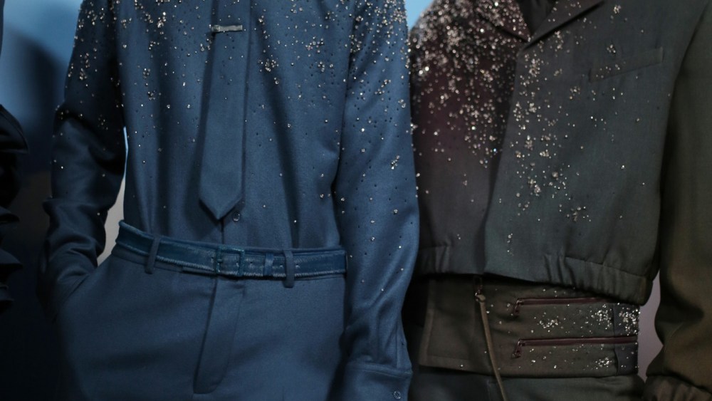 Backstage at Louis Vuitton Men’s Fall 2020