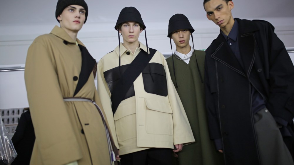 Backstage at OAMC Men’s Fall 2020