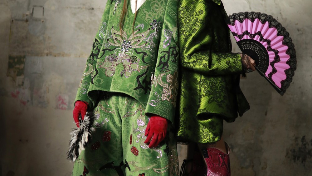 Backstage at Palomo Spain Men’s Fall 2020