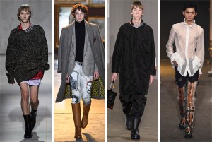 From Left: Dries Van Noten, Etro, Heron Preston, and Palomo Spain