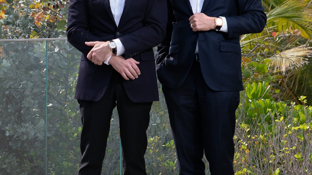 LVMH Watching Making division ceo Stephane Bianchi and Bulgari ceo Jean-Christophe Babin.