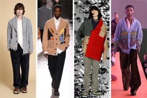 From left: Alanui, Hermès, Kolor, and Y/Project