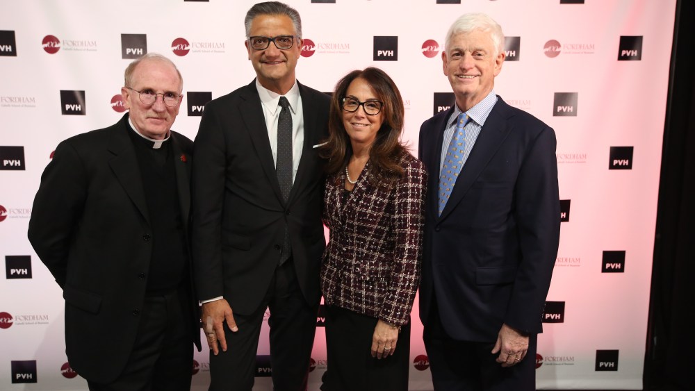 PVH, Fordham's Gabelli School of Business Toast Their Partnership