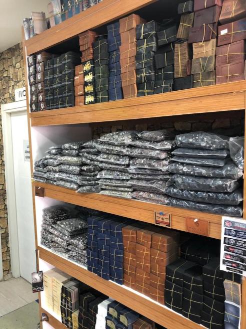Diesel seized tens of thousands of fake items in 2019, including counterfeit jeans, hoodies and accessories from countries around the world.