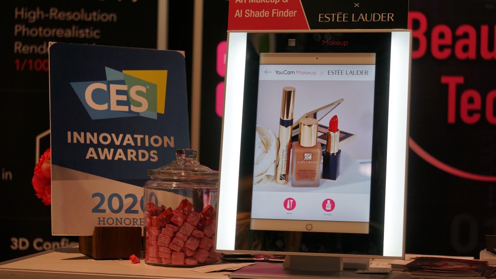 A look at Perfect Corp.'s new Estée Lauder tech at CES.