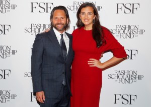 Honorees, Centric Brands' chief executive officer Jason Rabin and Rent The Runway's ceo Jennifer Hyman attend The Fashion Scholarship Fund Gala.