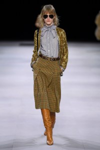 CelineÕs Hedi Slimane takes on 70's bourgeois chic, fall 2019.