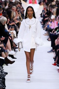 Pierpaolo PiccioliÕs white shirt study for Valentino, spring 2020.