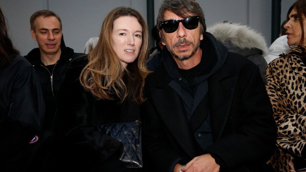 Pierpaolo Piccioli with a guest in the front row