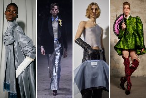From left: Dior, Gucci, Ludovic de Saint Sernin, and Palomo Spain