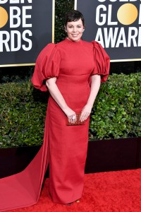 Olivia Colman in Emilia Wickstead, Golden Globes 2020