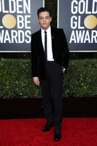 Rami Malek in Saint Laurent, Golden Globes 2020