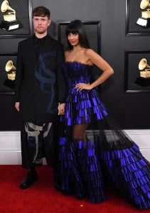 Jameela Jamil and James Blake