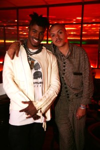 DJ Ruckus and Evan Ross