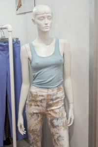 A printed pant from Avenue Montaigne.