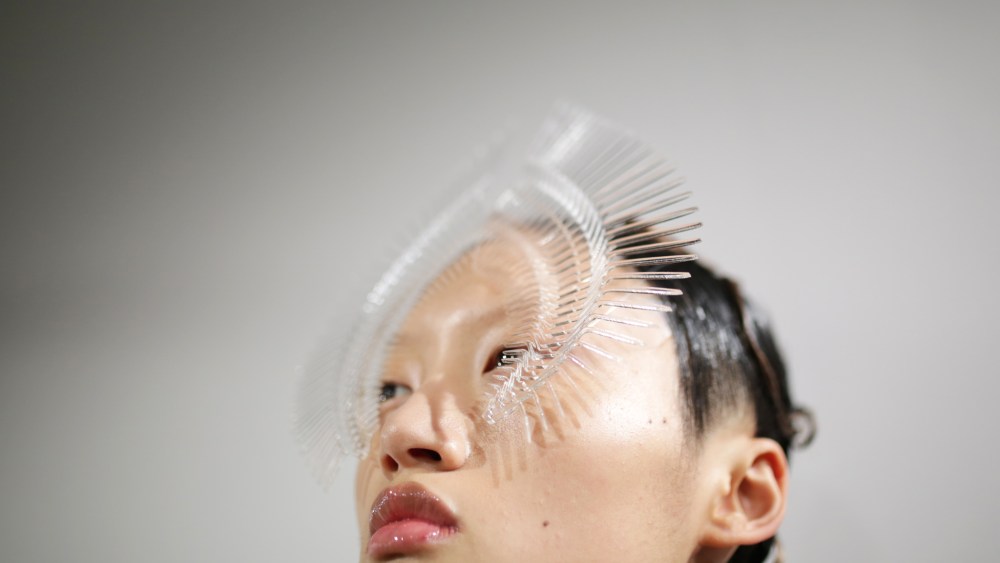 Backstage at Iris Van Herpen Couture Spring 2020