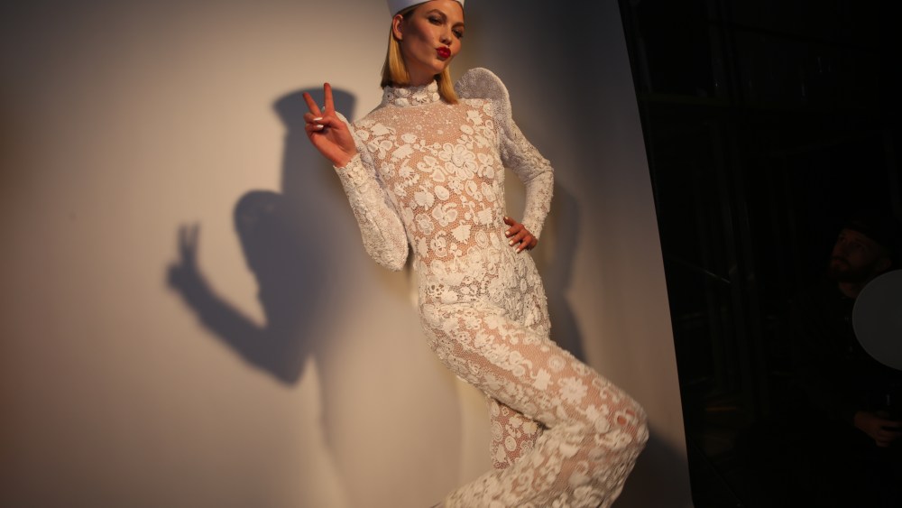 Backstage at Jean Paul Gaultier, Haute Couture Spring Summer 2020, photographed in Paris on Jan 22,2020.