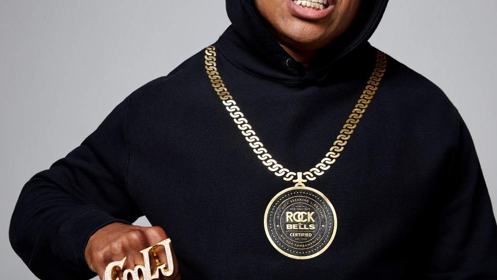 LL Cool J in a look from his Rock The Bells collection.