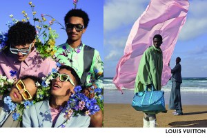 Virgil Abloh has tapped Viviane Sassen to shoot the Louis Vuitton men’s spring campaign. Lensed in the Moroccan cities of Tangier and Chefchaouen, famous for its blue-washed houses, it is the first in a series of five campaigns intended to portray man’s positive footprint on the planet, the brand said. The subsequent four campaigns for future men’s collections will be captured on every continent, with the choice of photographers yet to be defined, it added. “Honing the travel-centric core of the house, the campaigns illustrate and celebrate the formative acts and feelings shared by male youth around the globe, irrespective of culture and creed,” Vuitton said in a statement. Sassen’s images, featuring a diverse cast comprised of models and talent scouted locally in Morocco, feature the flowers that were the main theme of Abloh’s spring collection. The campaign, art directed by Lina Kutsovskaya and styled by Christine Centenera, broke on Jan. 10 in Japan’s Popeye magazine. — Joelle Diderich