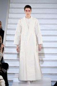 Model on the catwalk