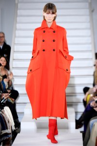 Model on the catwalk
