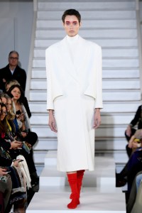 Model on the catwalk